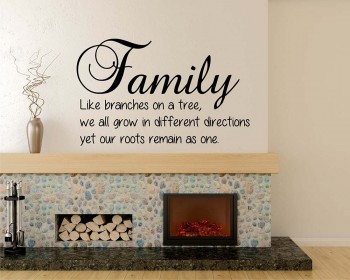 Family Quotes Wall Decal Family Lettering Vinyl Art Stickers
